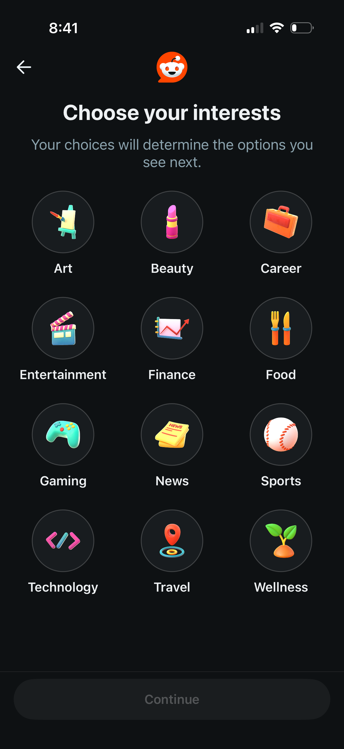 reddit app screenshot 3