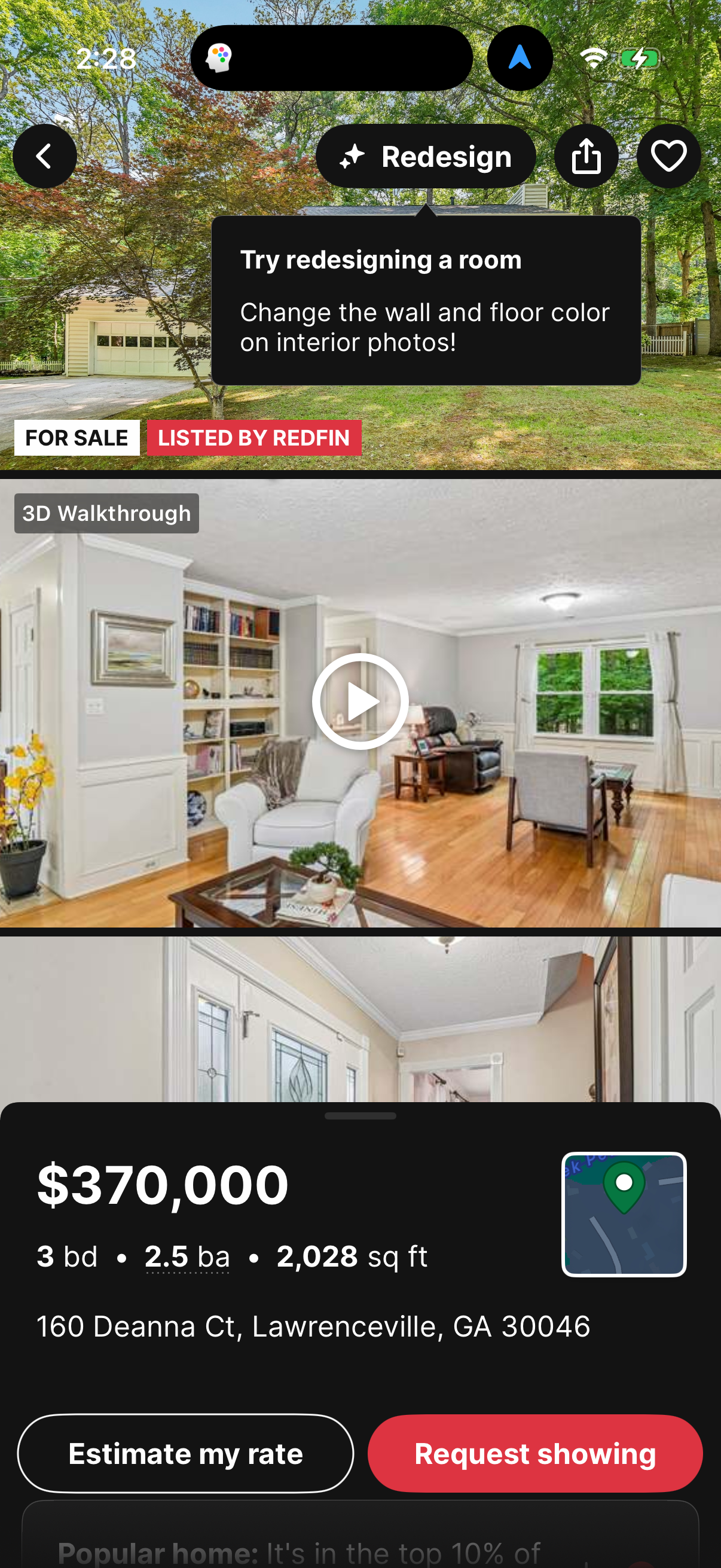 Step 1 of redfin Main_tabs