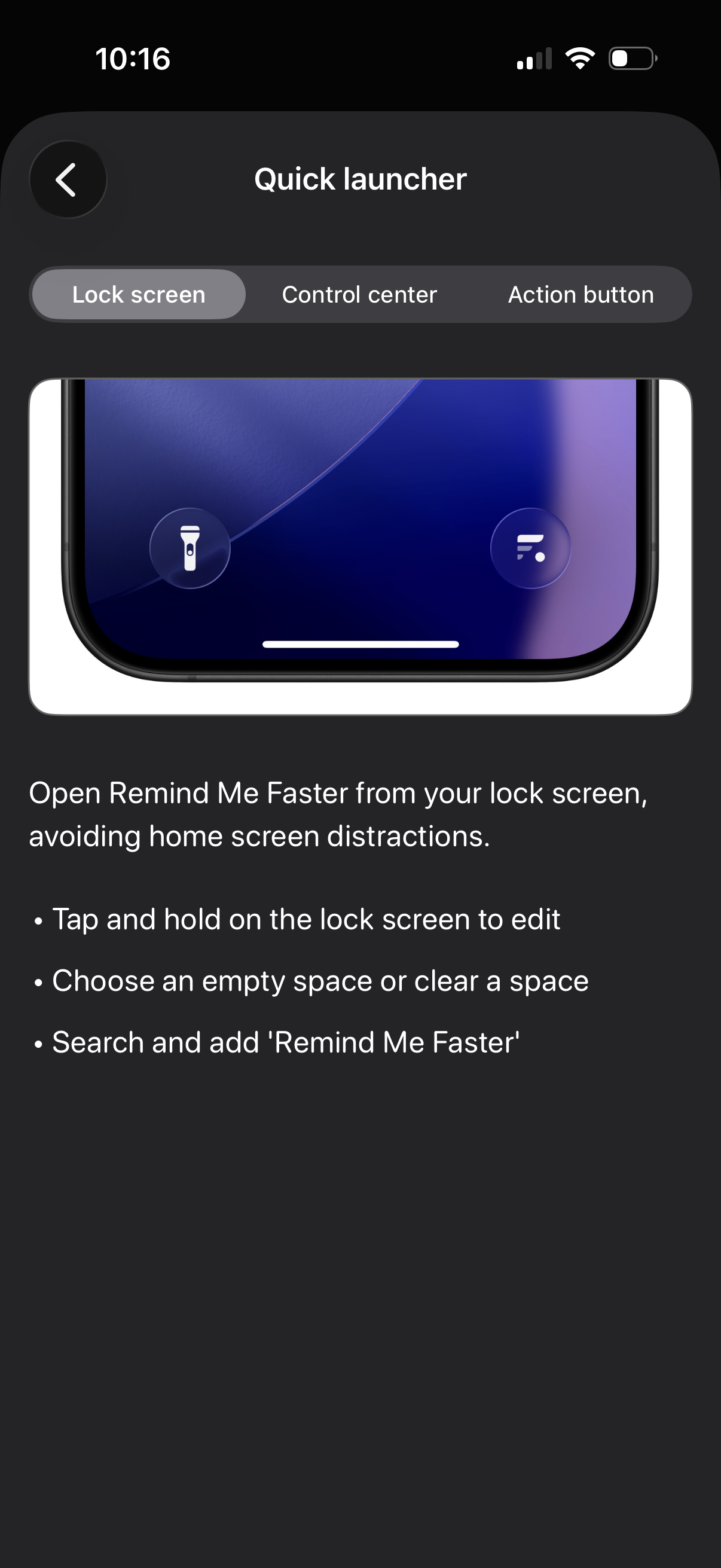 remind-me-faster app screenshot 16