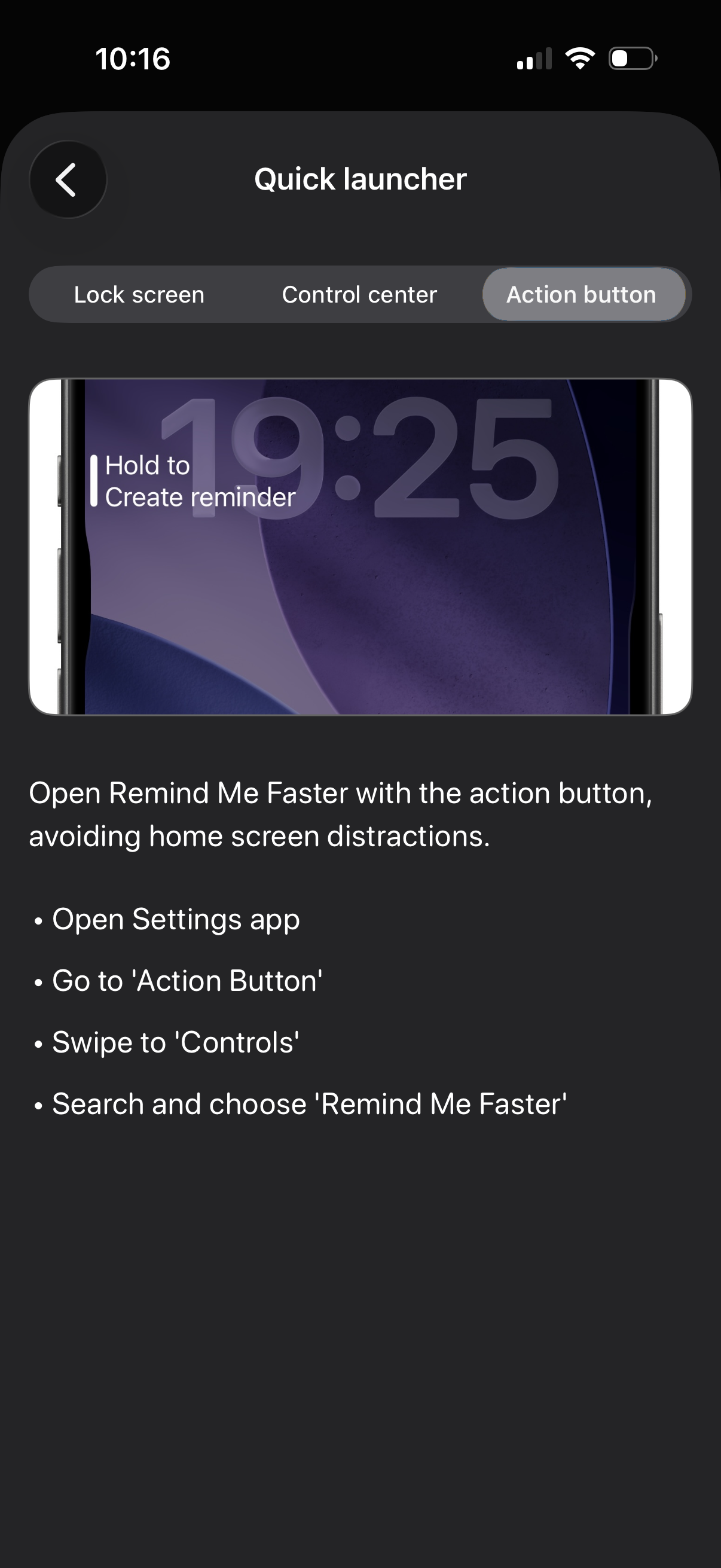 remind-me-faster app screenshot 14
