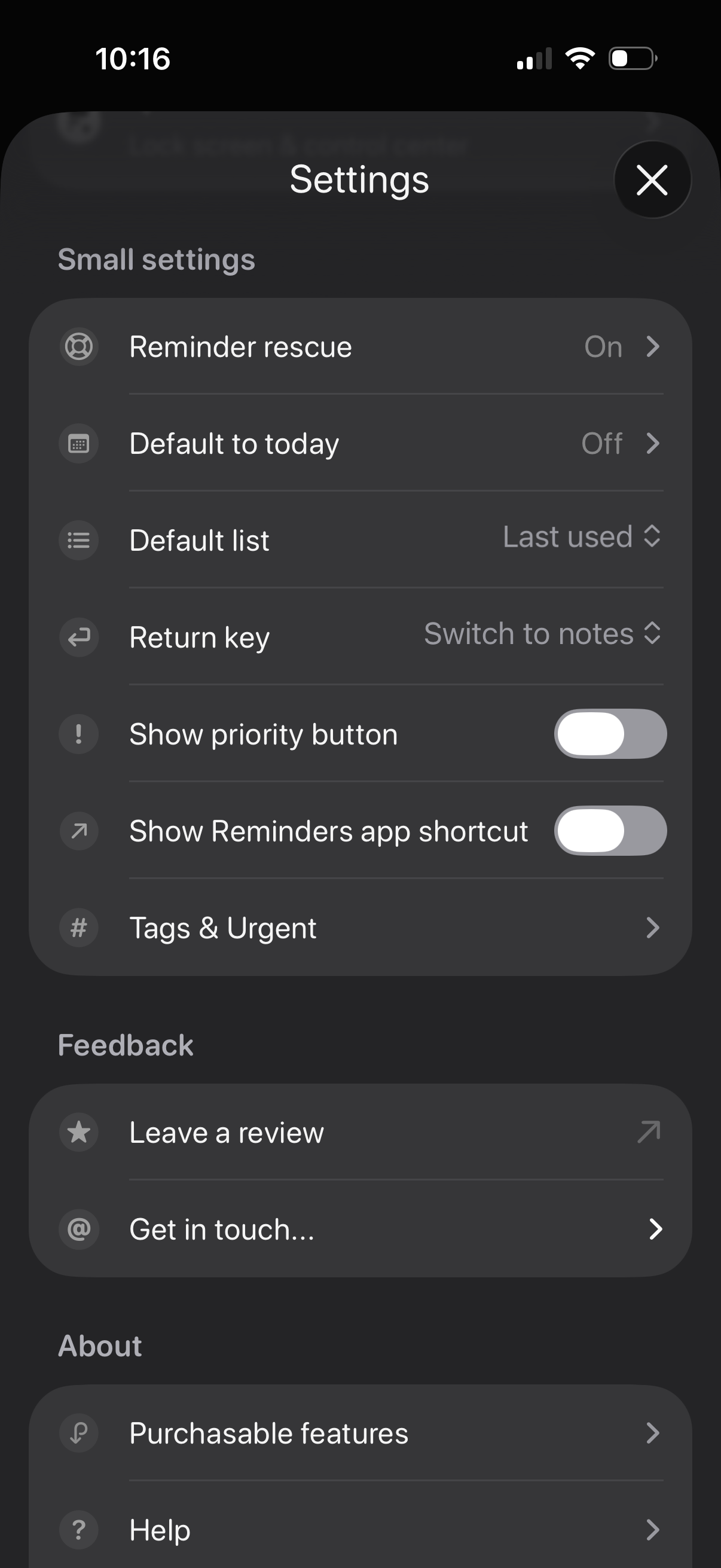 remind-me-faster app screenshot 9