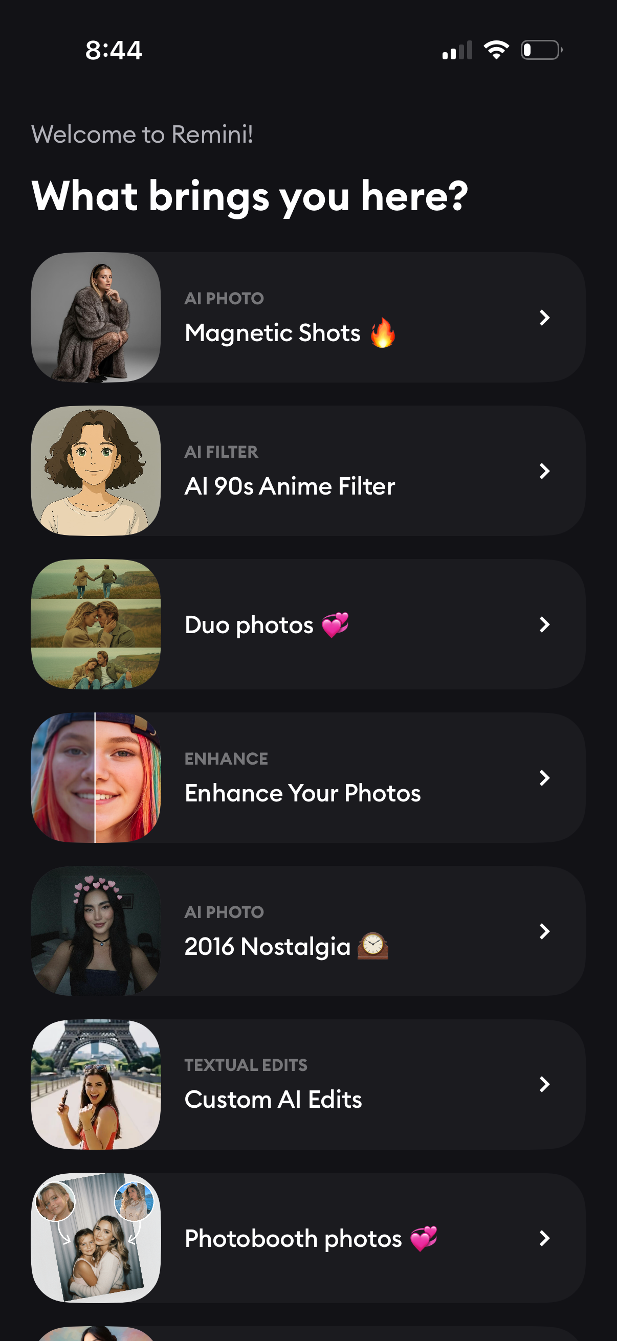 remini app screenshot 3