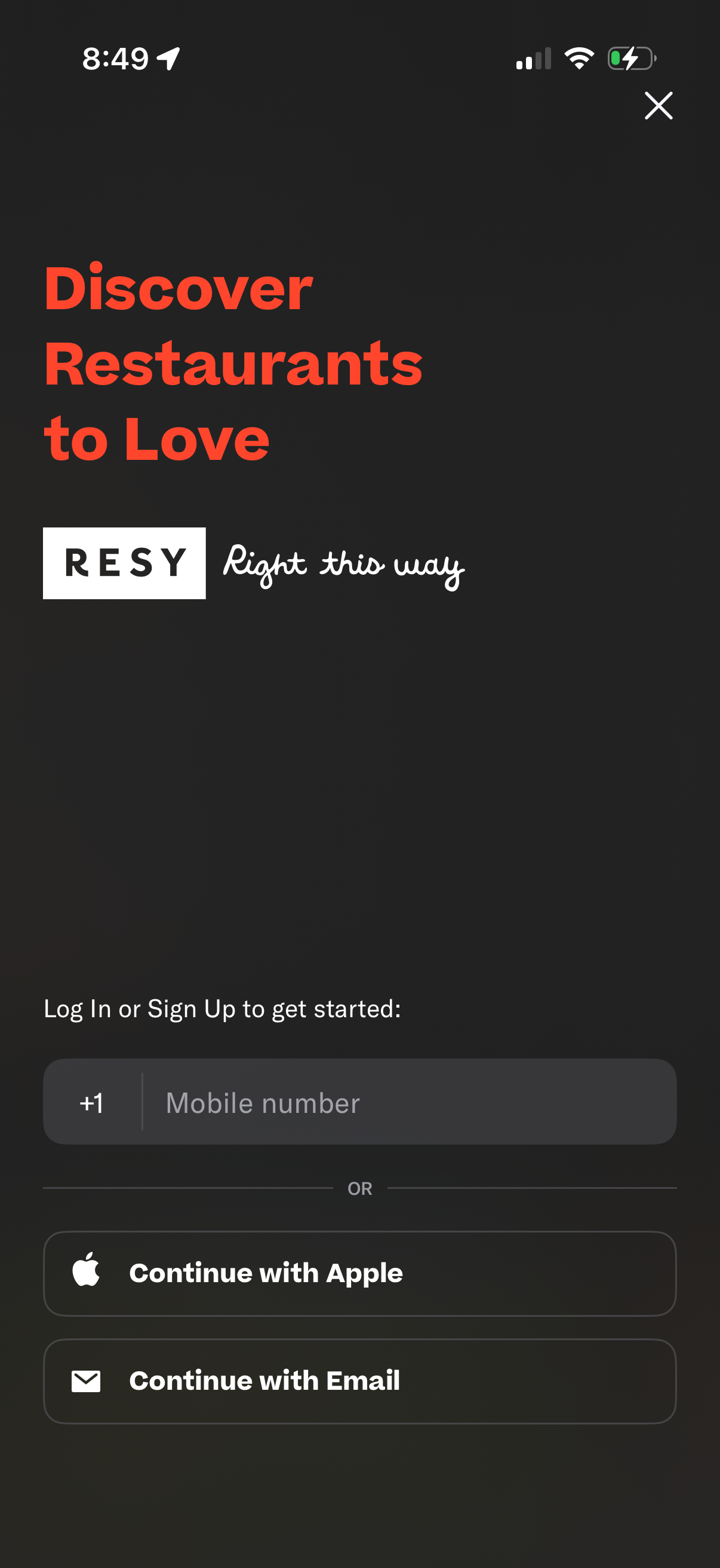 resy app screenshot 5