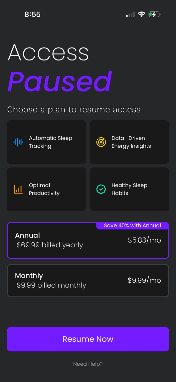 rise app screenshot 1