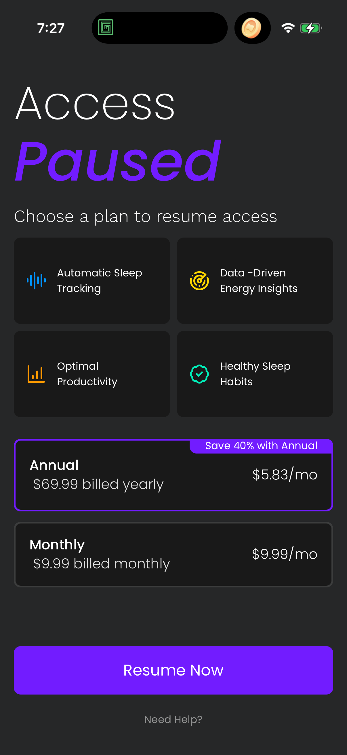 rise app screenshot 2