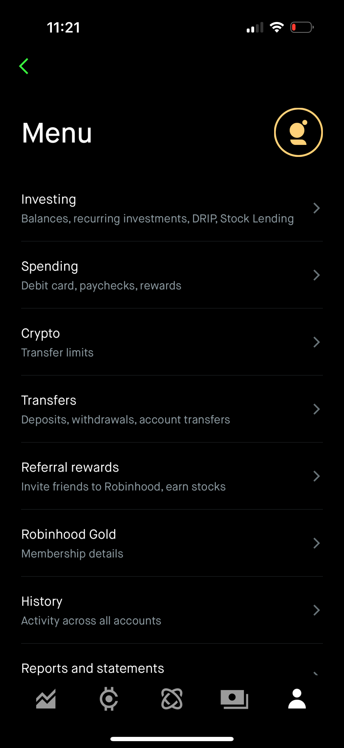 robinhood app screenshot 44