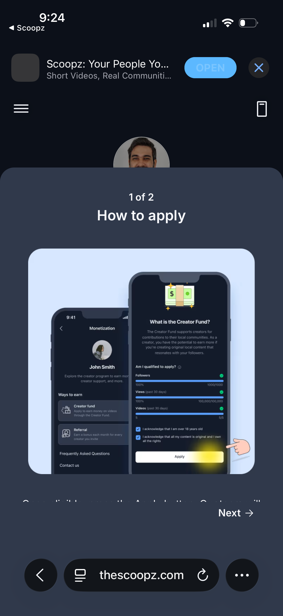 scoopz app screenshot 9