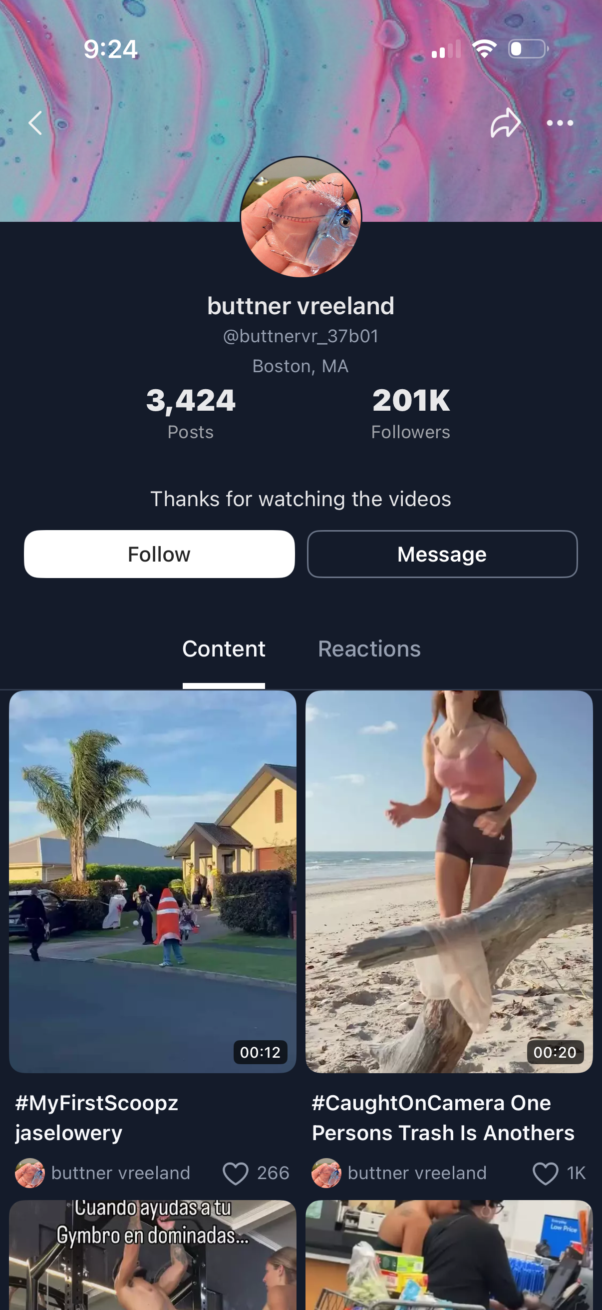 scoopz share profile link