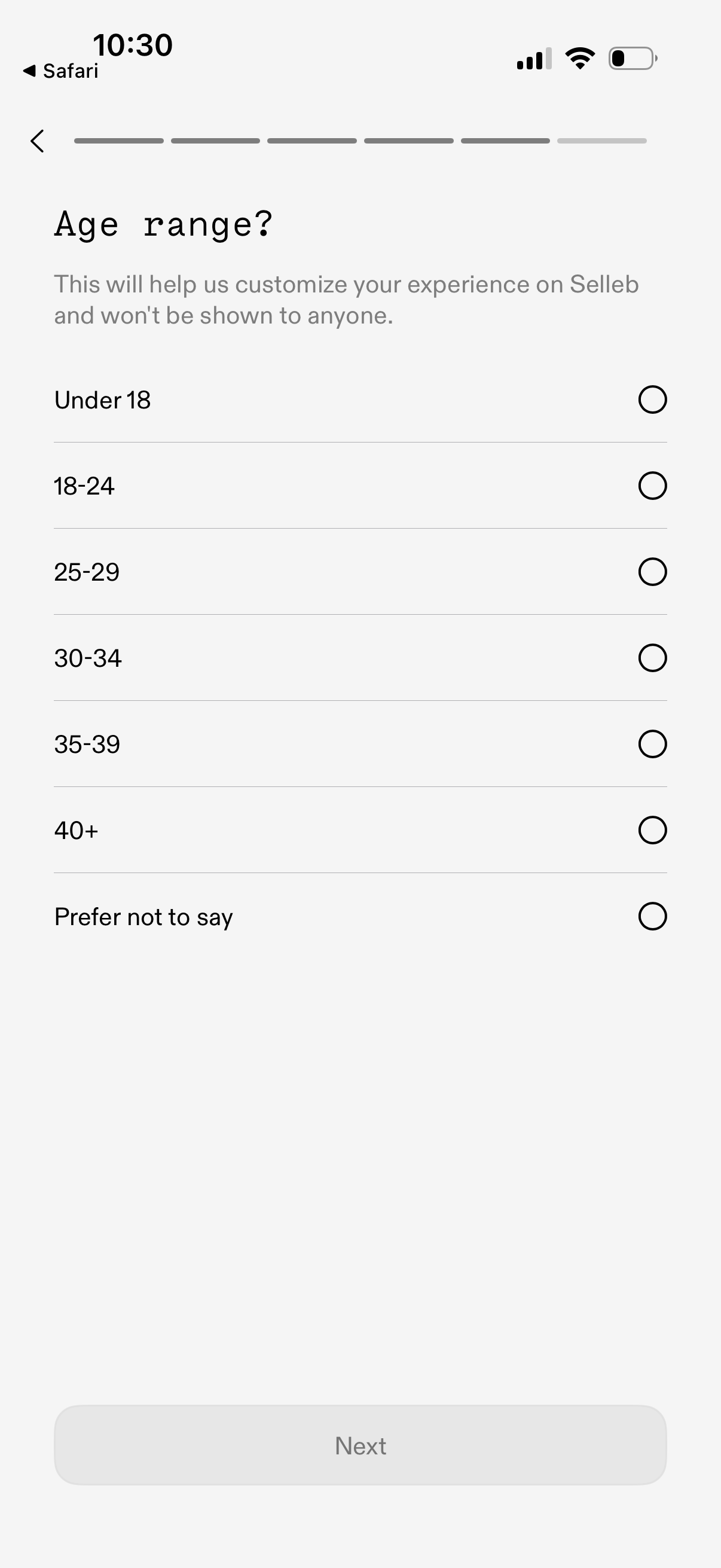selleb app screenshot 9