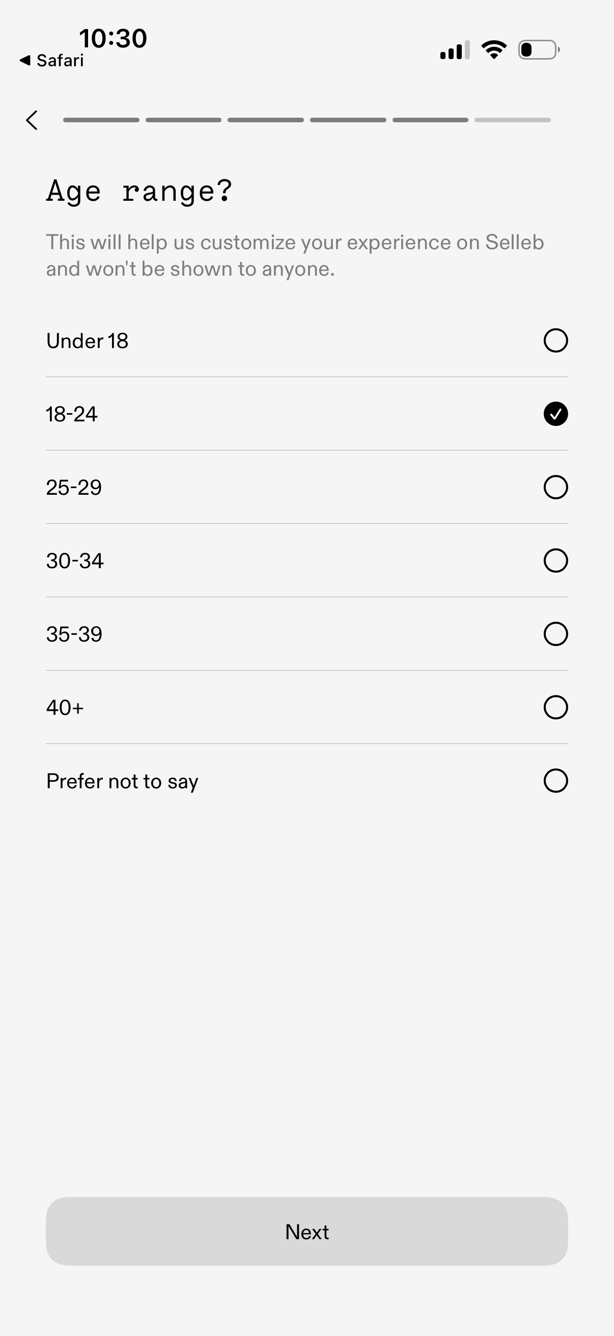 selleb app screenshot 8