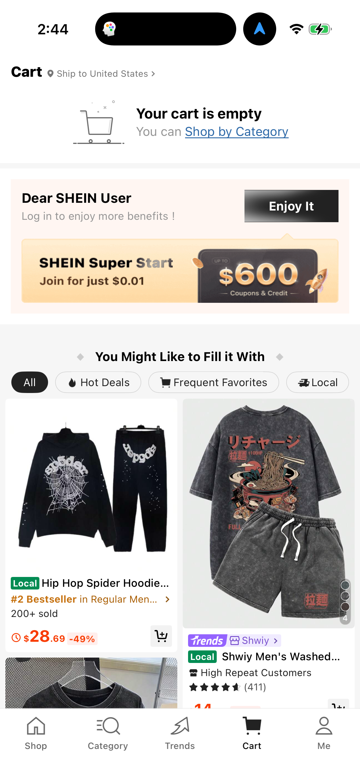 Step 4 of shein Main_tabs