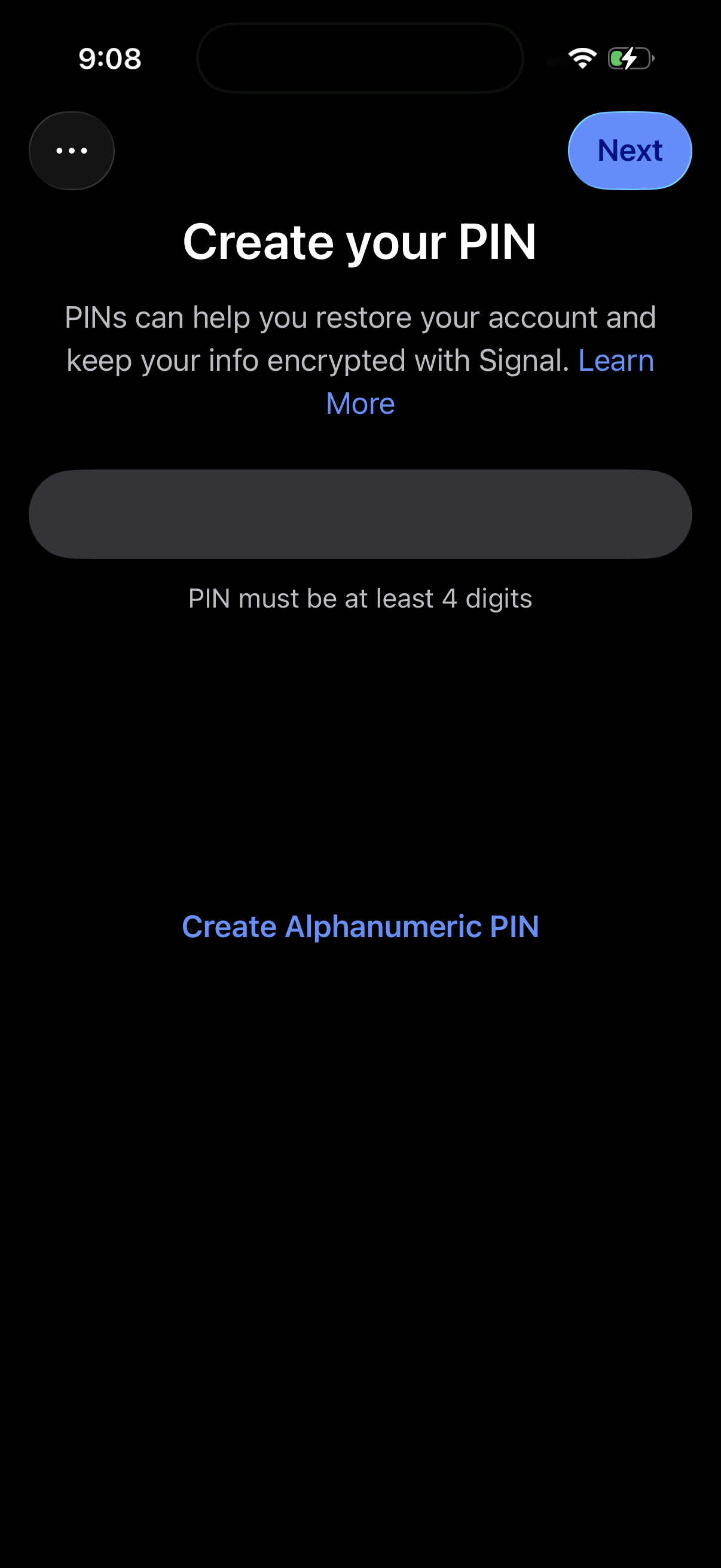 signal app screenshot 1