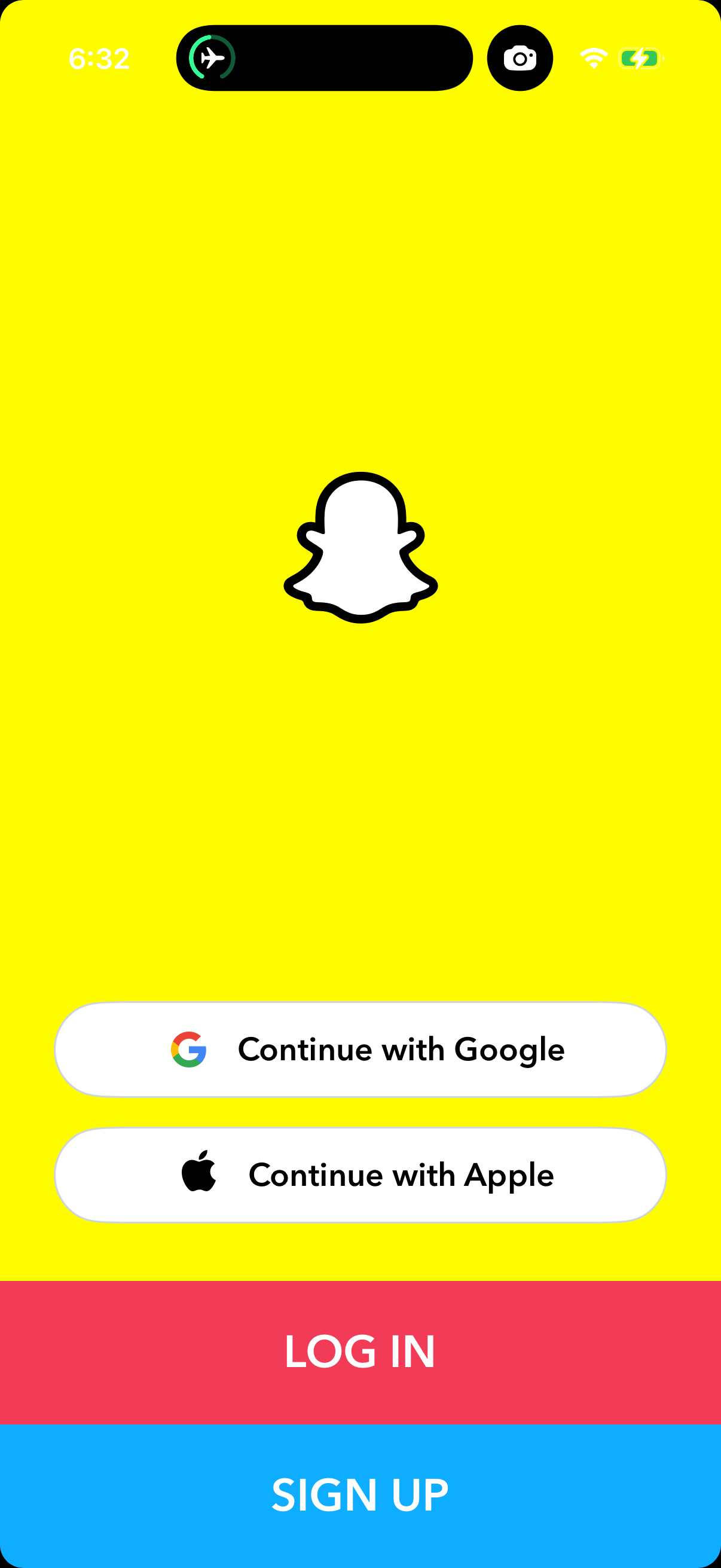 Step 1 of Snapchat Onboarding