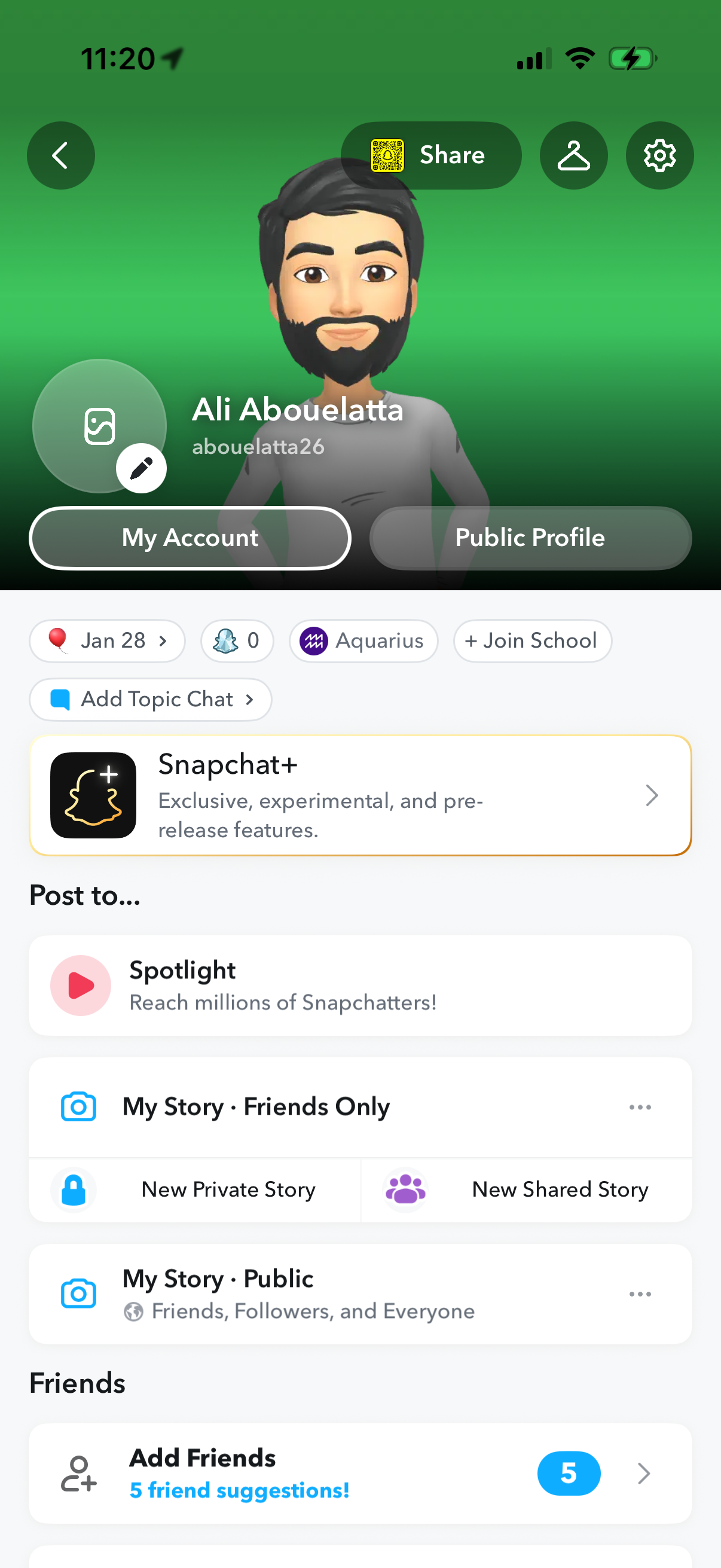 Step 1 of snapchat Paywall 2