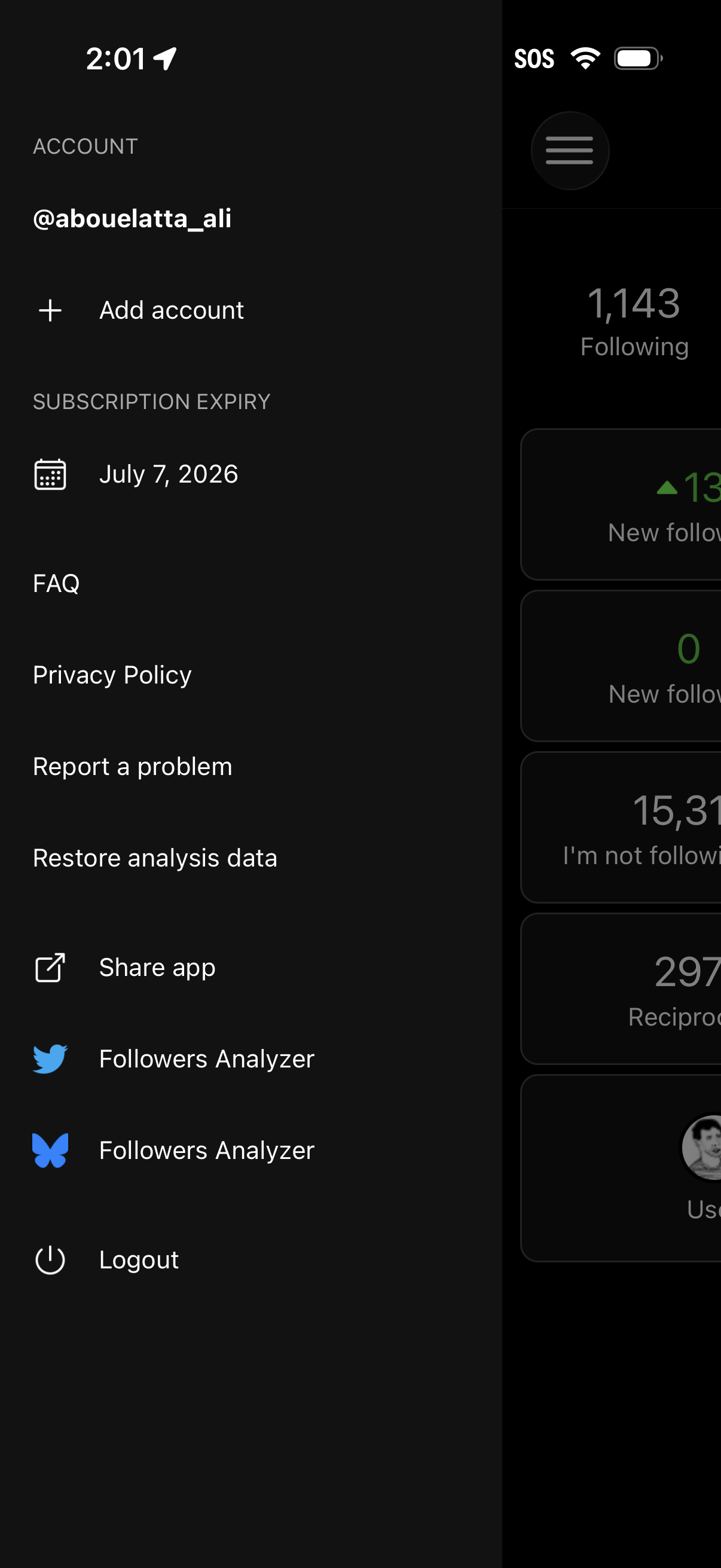 socialdog add account