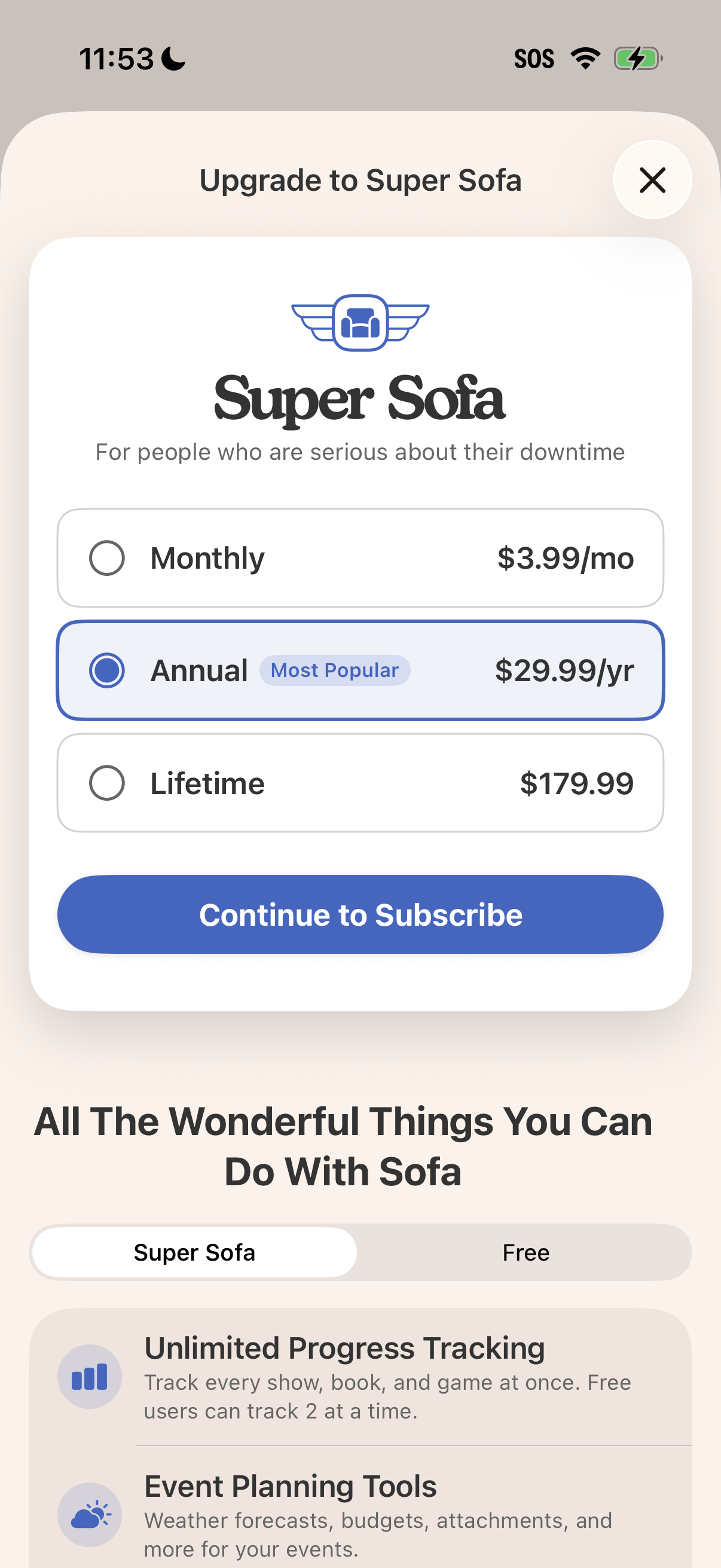 Sofa app screenshot 3