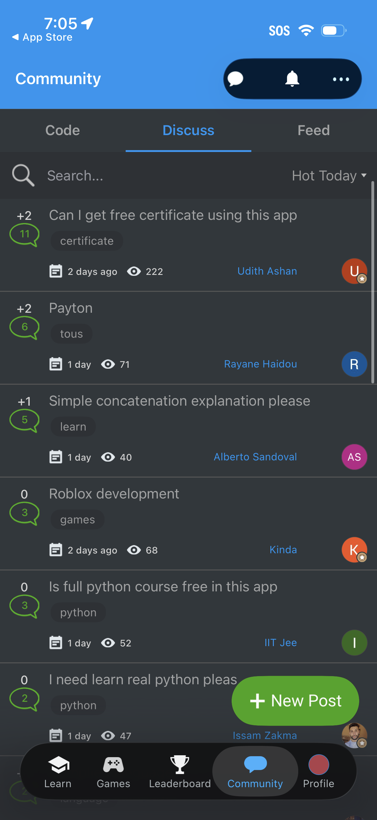 sololearn app screenshot 6