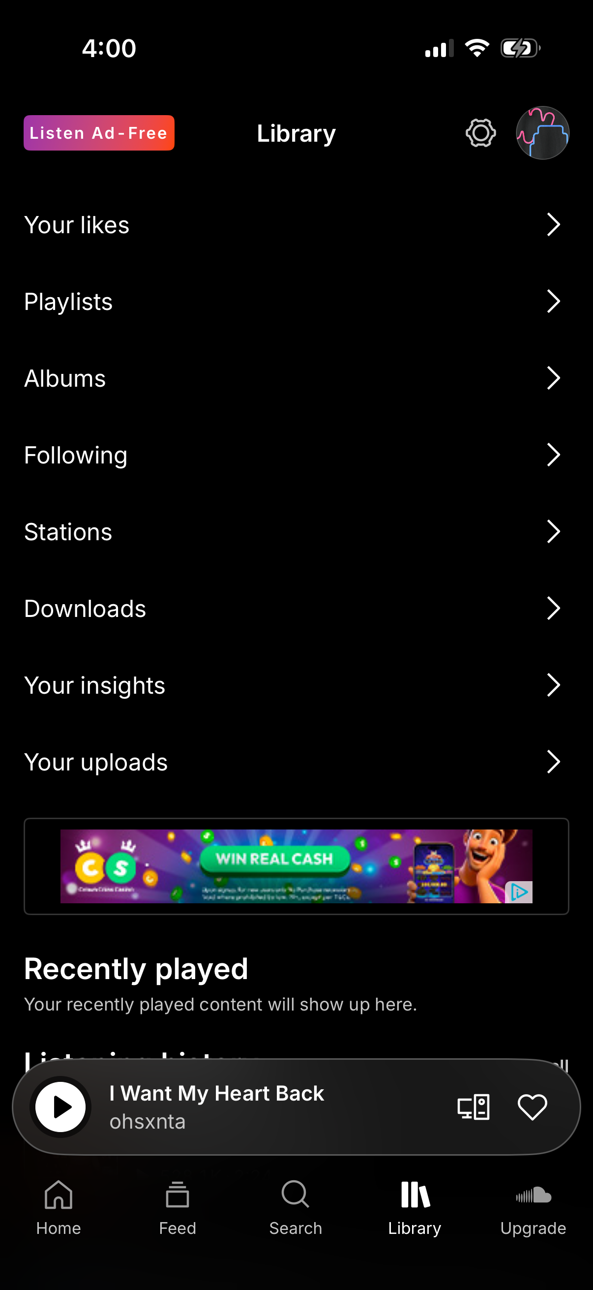Step 4 of soundcloud Main_tabs