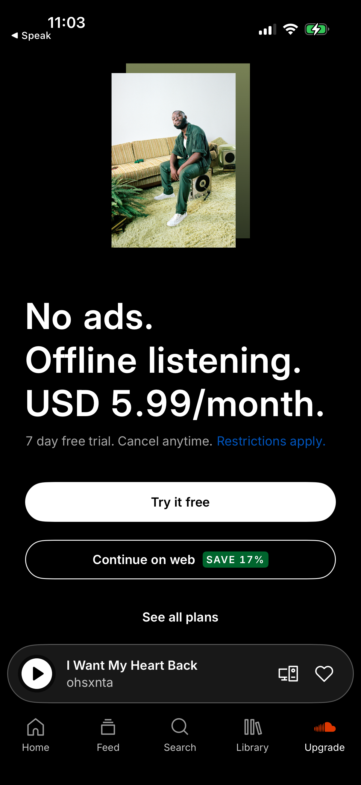 soundcloud Paywall
