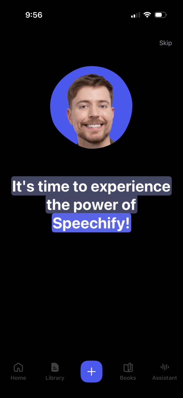 speechify app screenshot 1