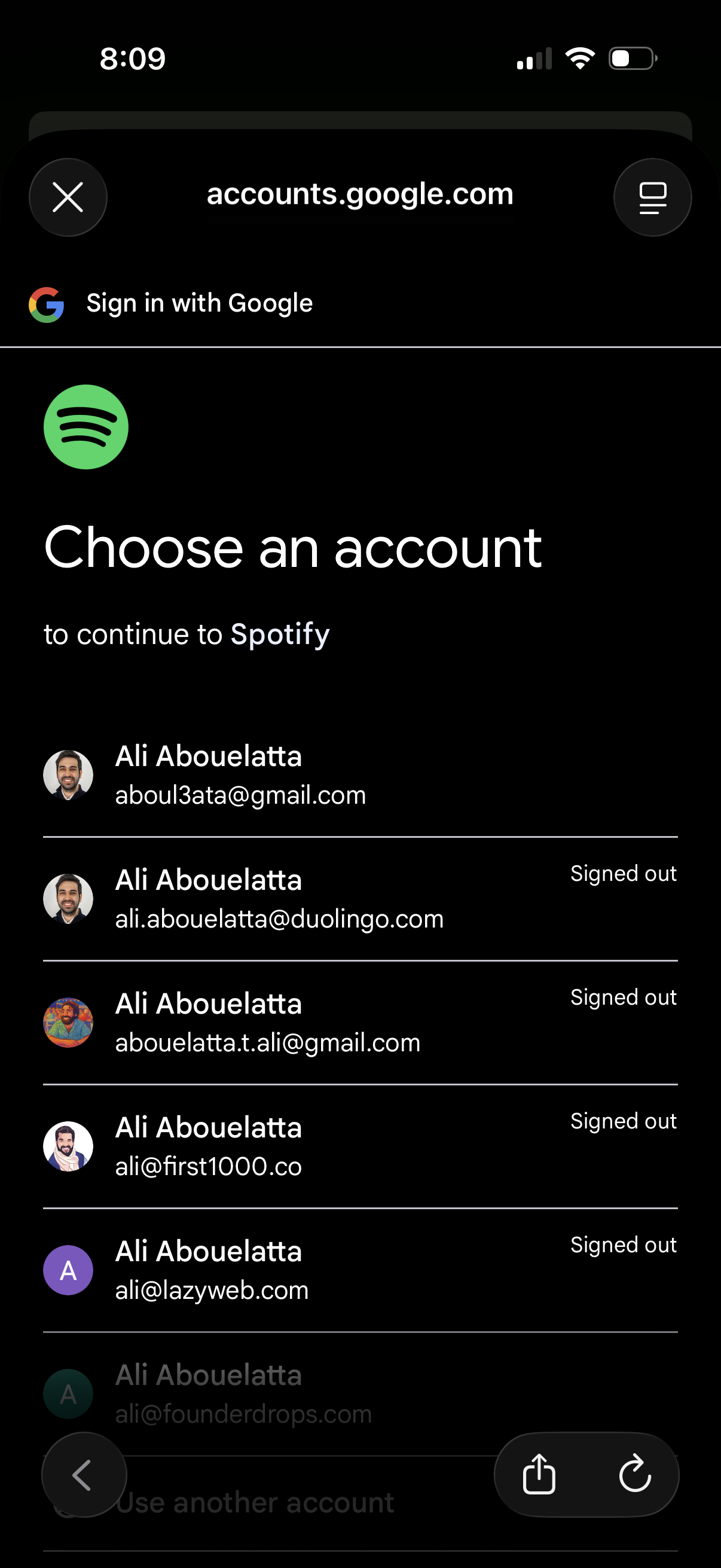 spotify app screenshot 3