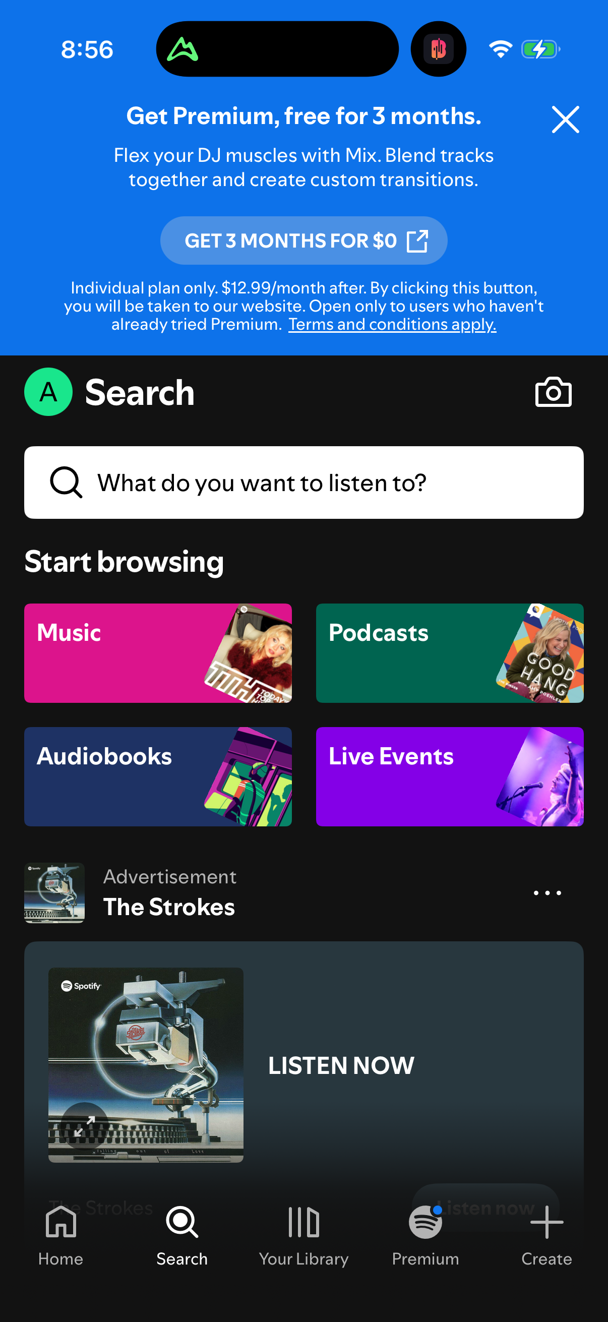 Step 3 of spotify Main_tabs