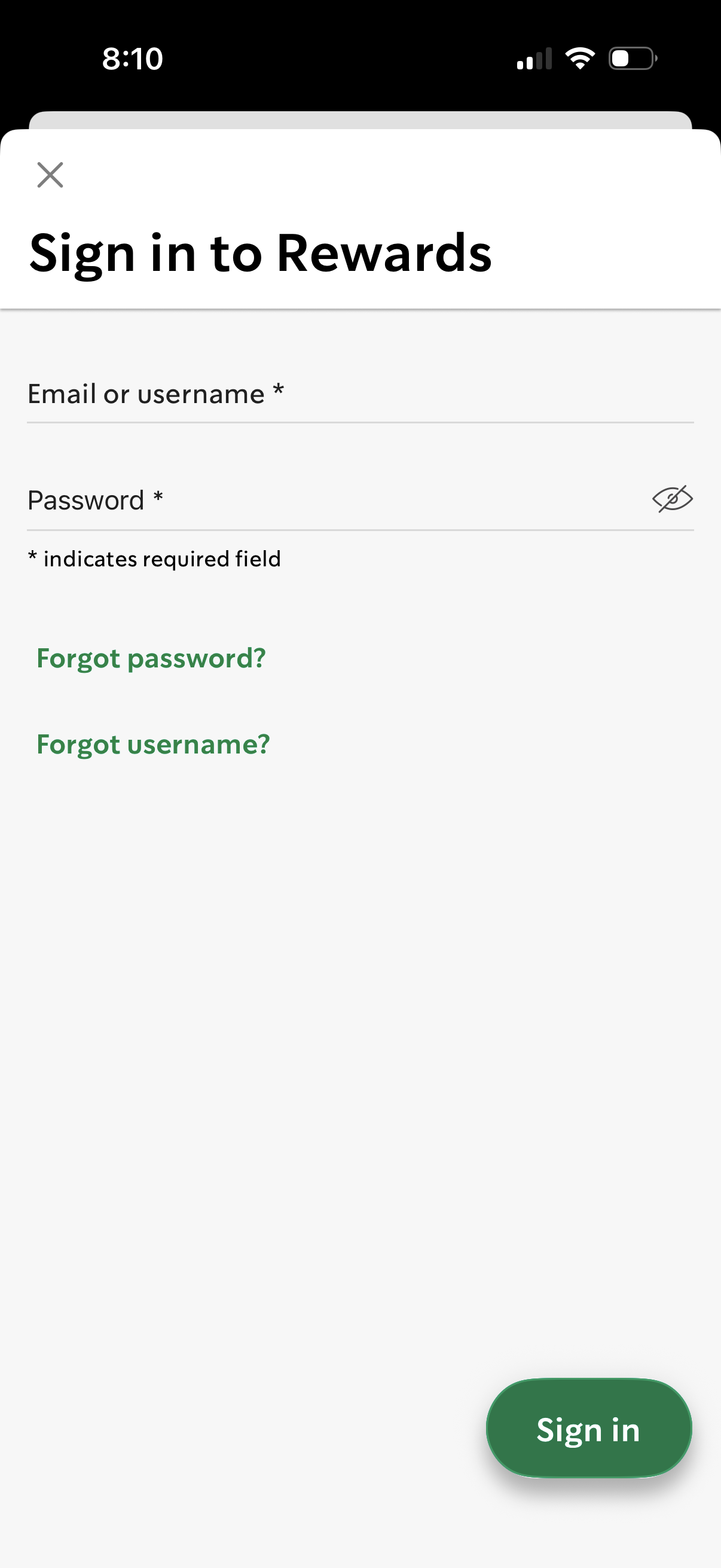 starbucks app screenshot 6