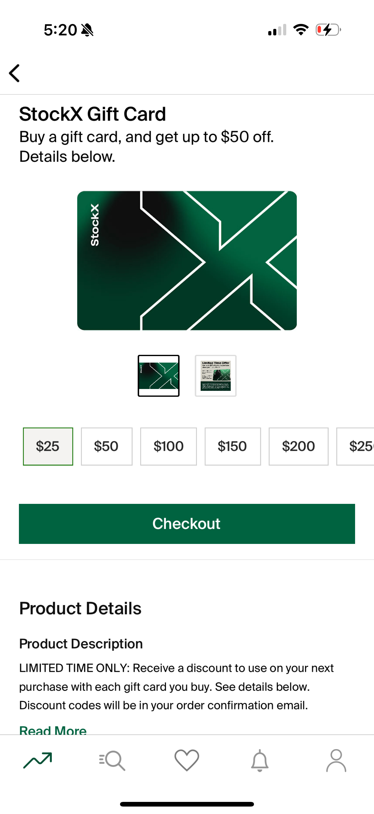 stockx app screenshot 22