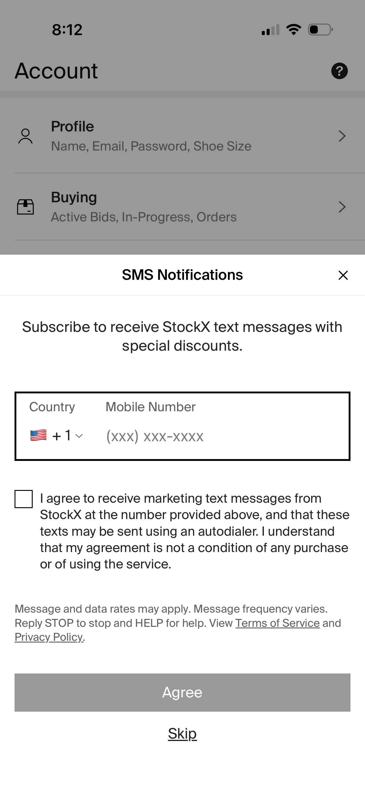 stockx app screenshot 1