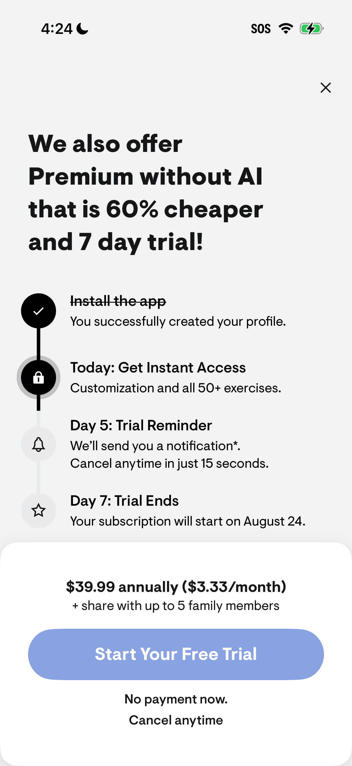 Step 2 of Stoic Onboarding