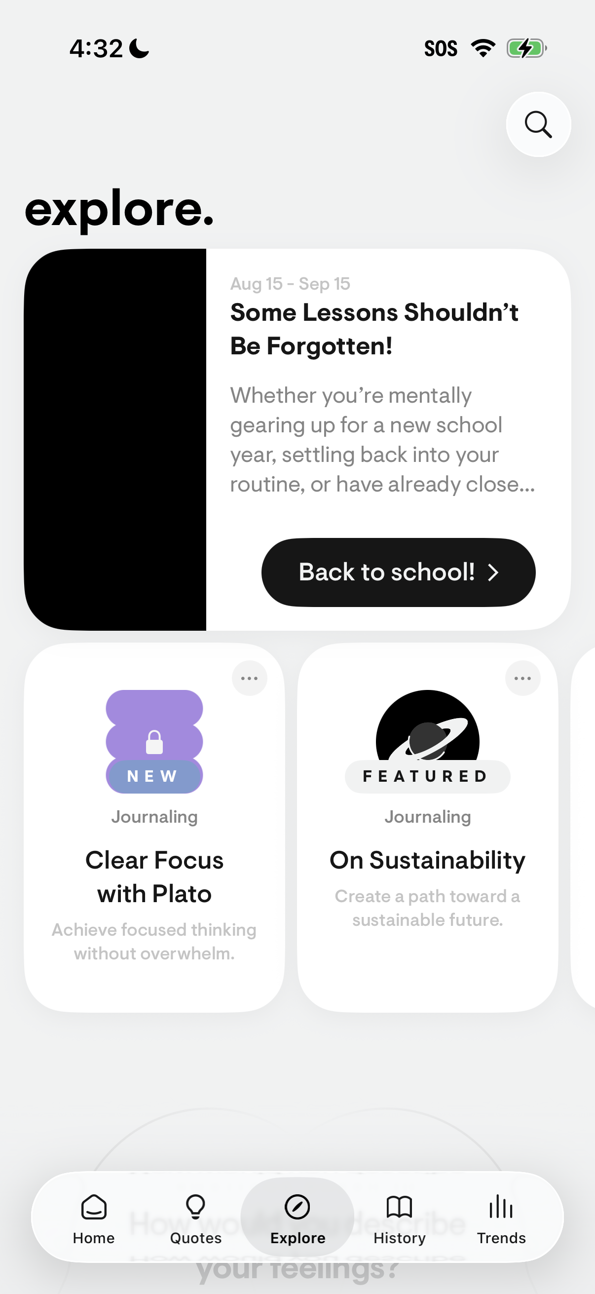 Step 1 of Stoic Locked Feature Paywall