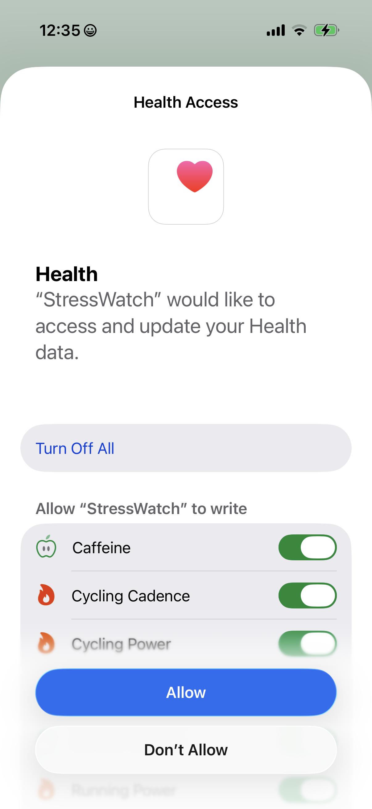 Stresswatch app screenshot 5