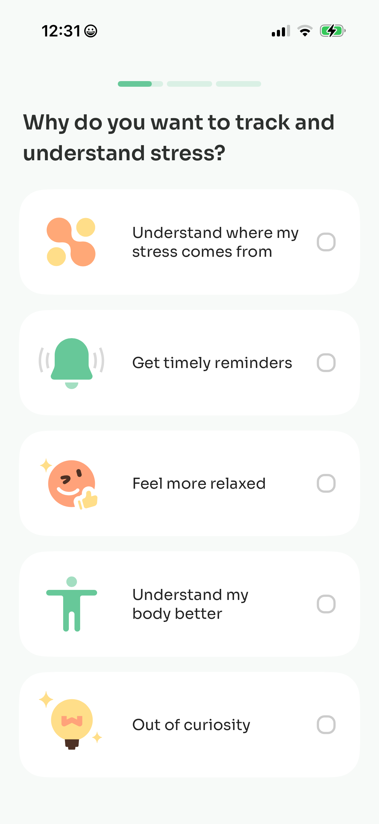 Step 4 of Stresswatch Onboarding