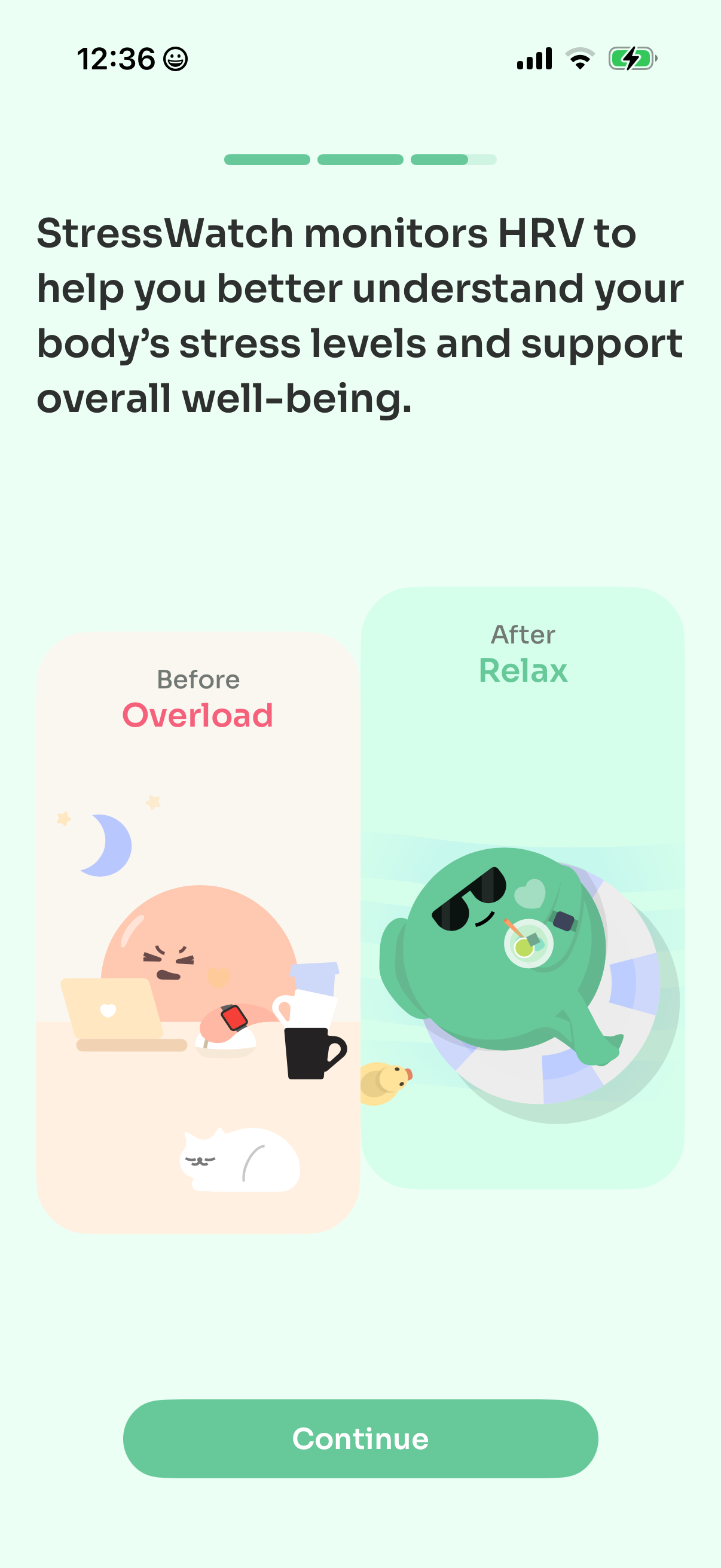 stresswatch screen
