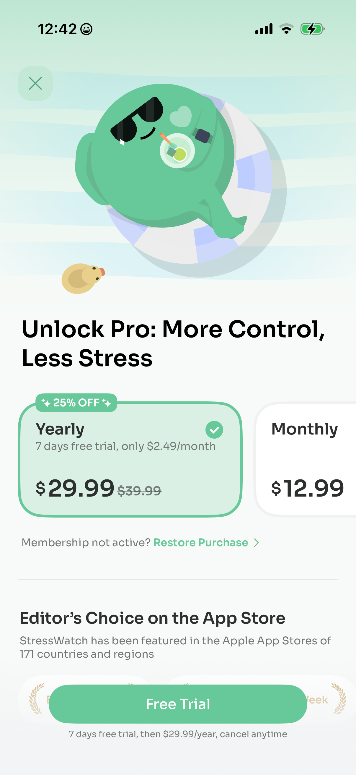 stresswatch screen