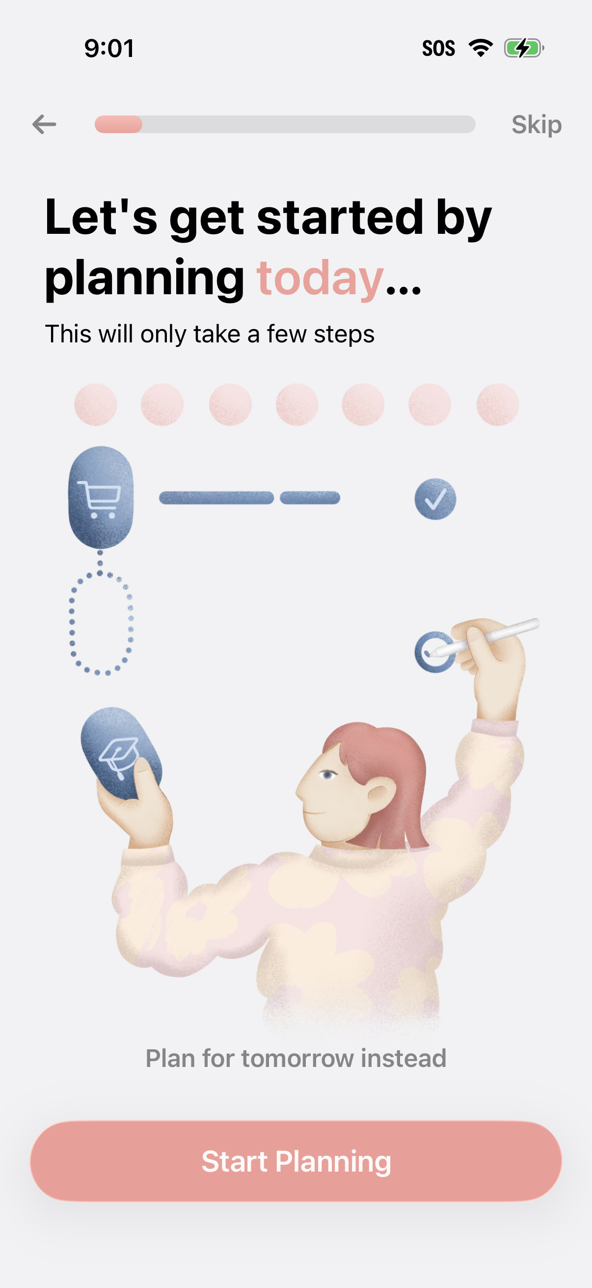 Step 4 of Structured Daily Planner Onboarding