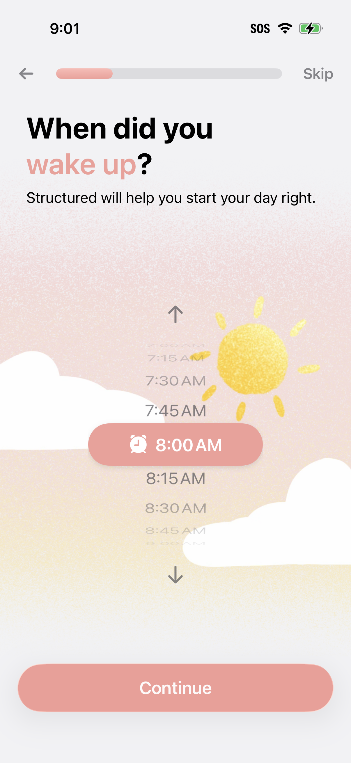 Step 5 of Structured Daily Planner Onboarding