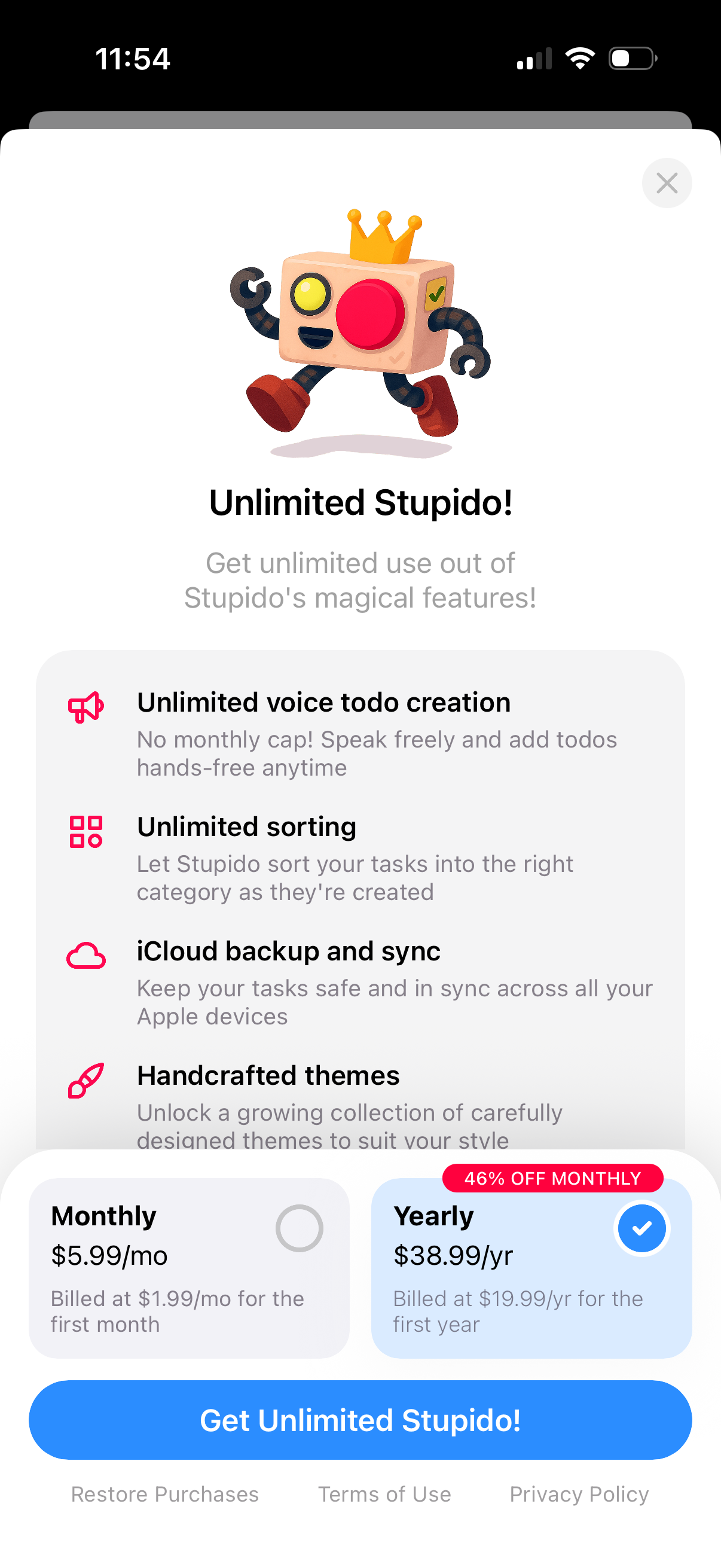 stupido app screenshot 1