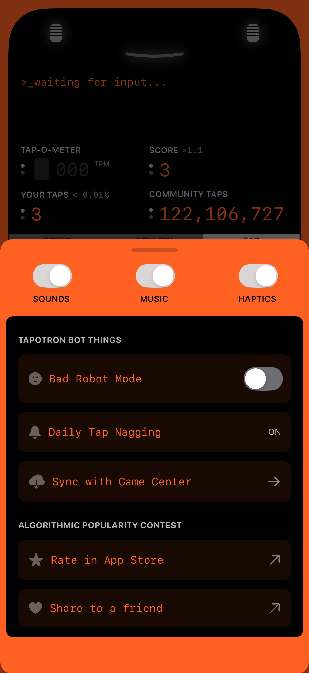tapotron app screenshot 6