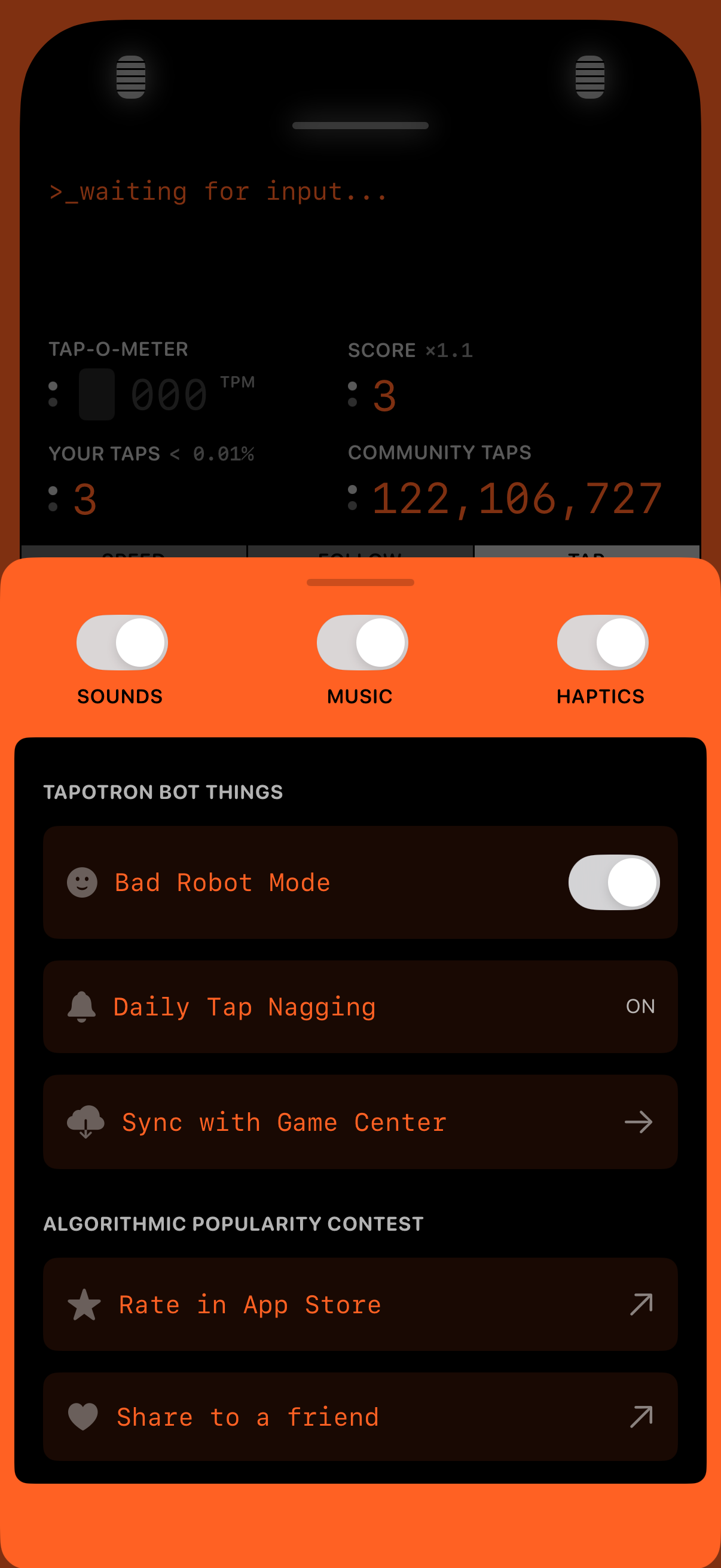 tapotron app screenshot 5