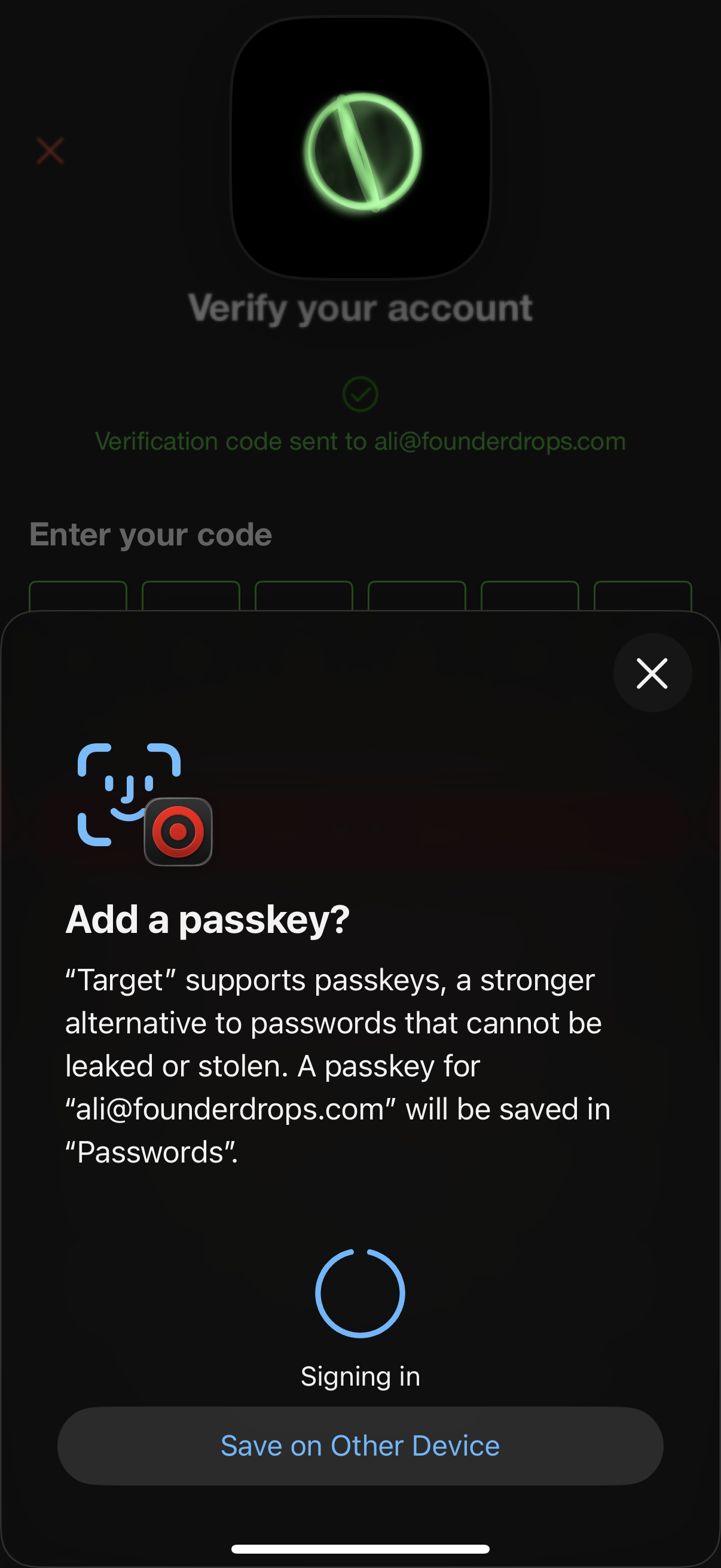 target app screenshot 2