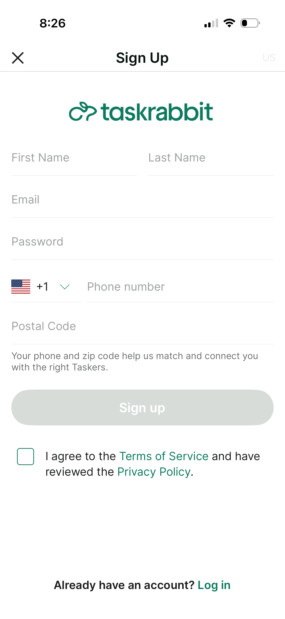 taskrabbit app screenshot 3