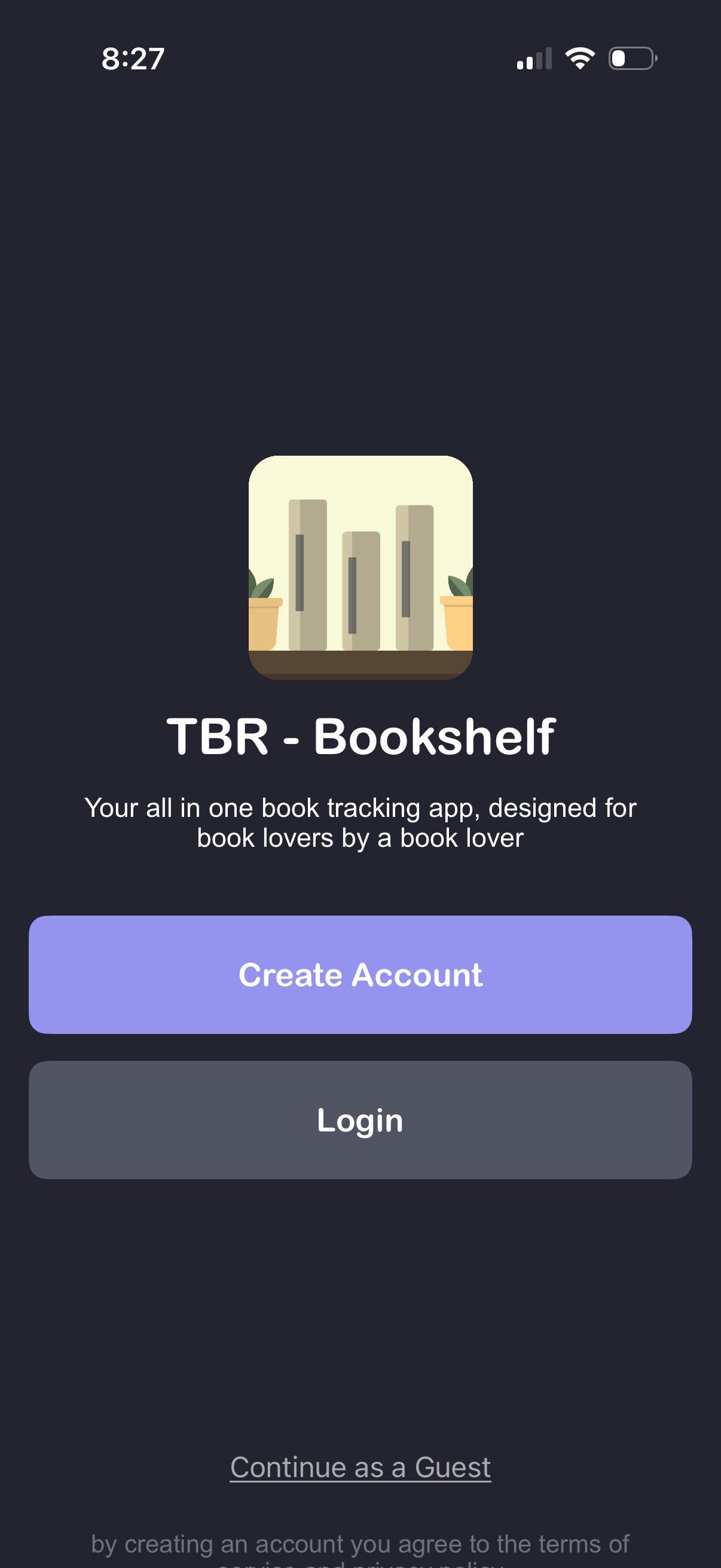 tbr app screenshot 2