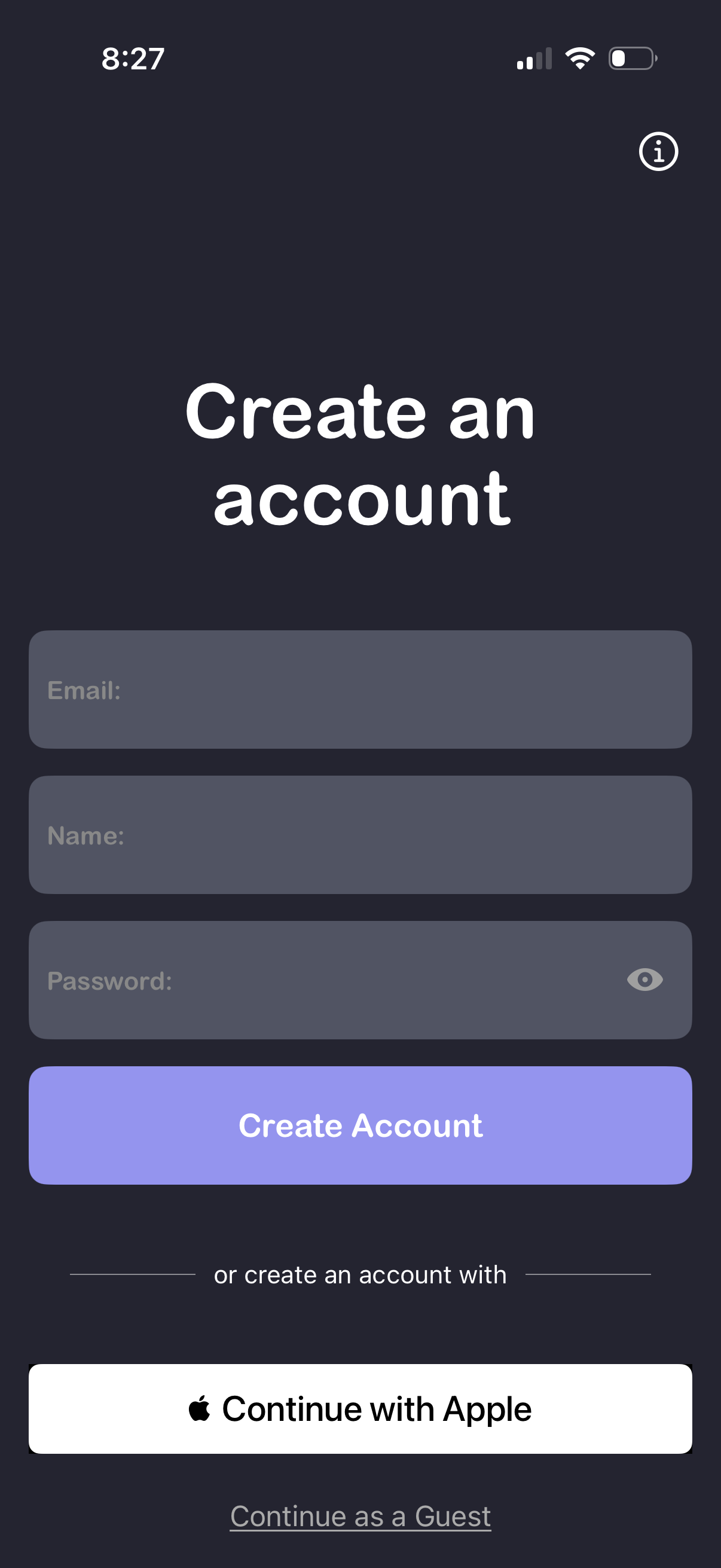 tbr app screenshot 1