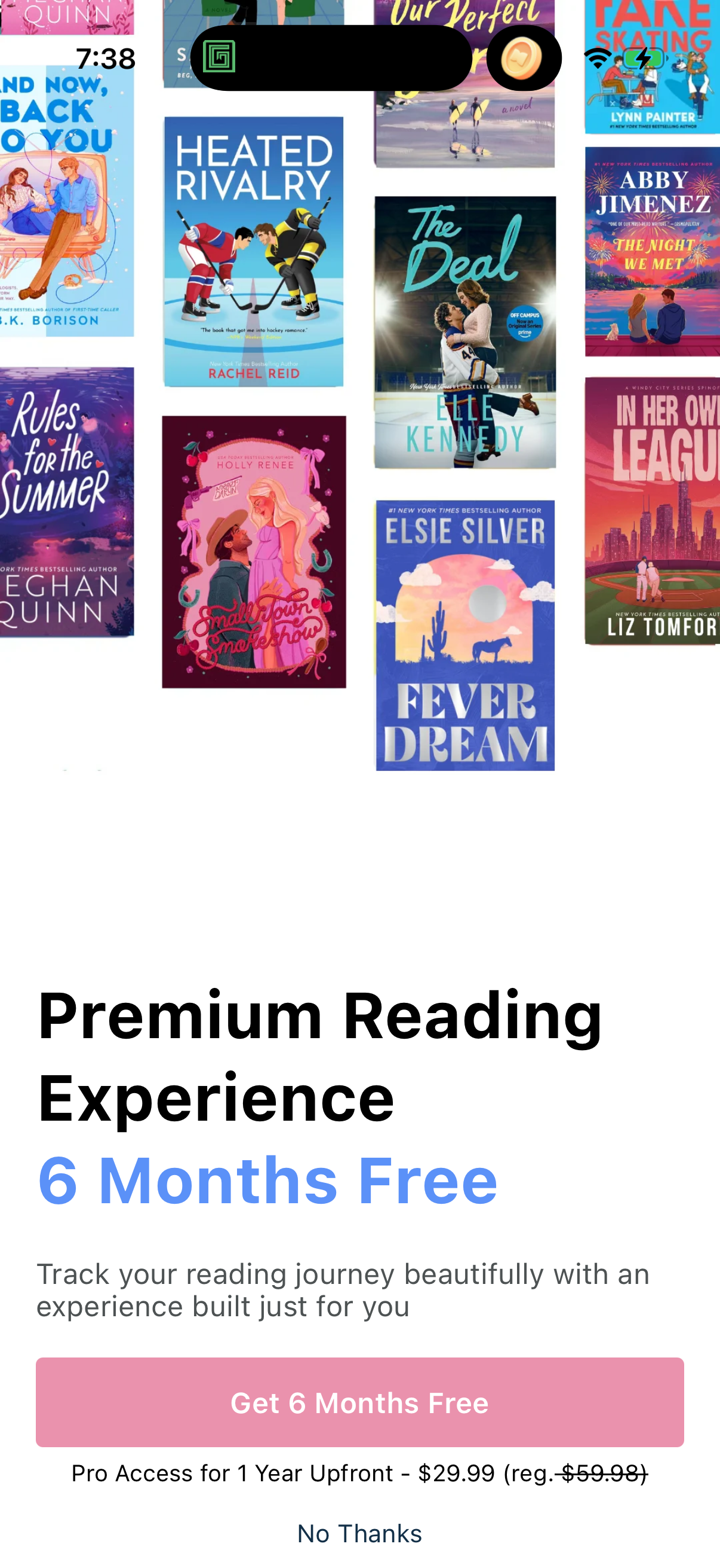 tbr app screenshot 1
