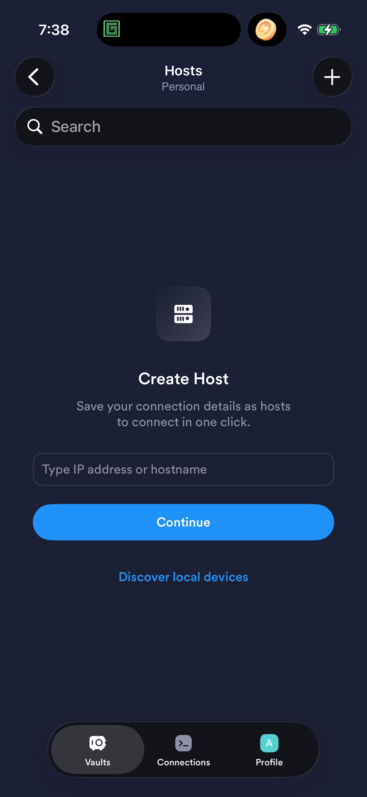 termius app screenshot 1