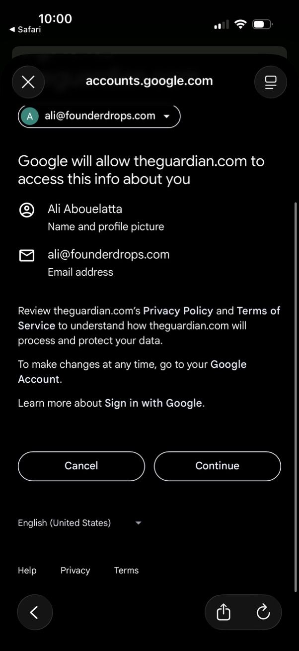 the-gaurdian app screenshot 3
