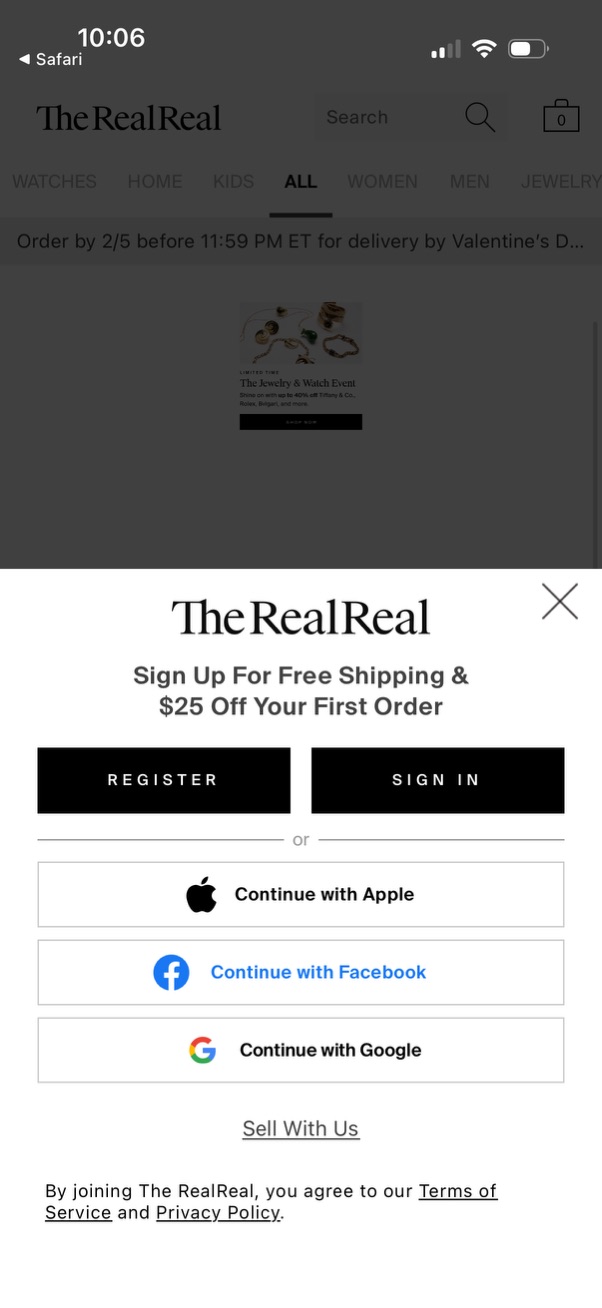 the-realreal app screenshot 5