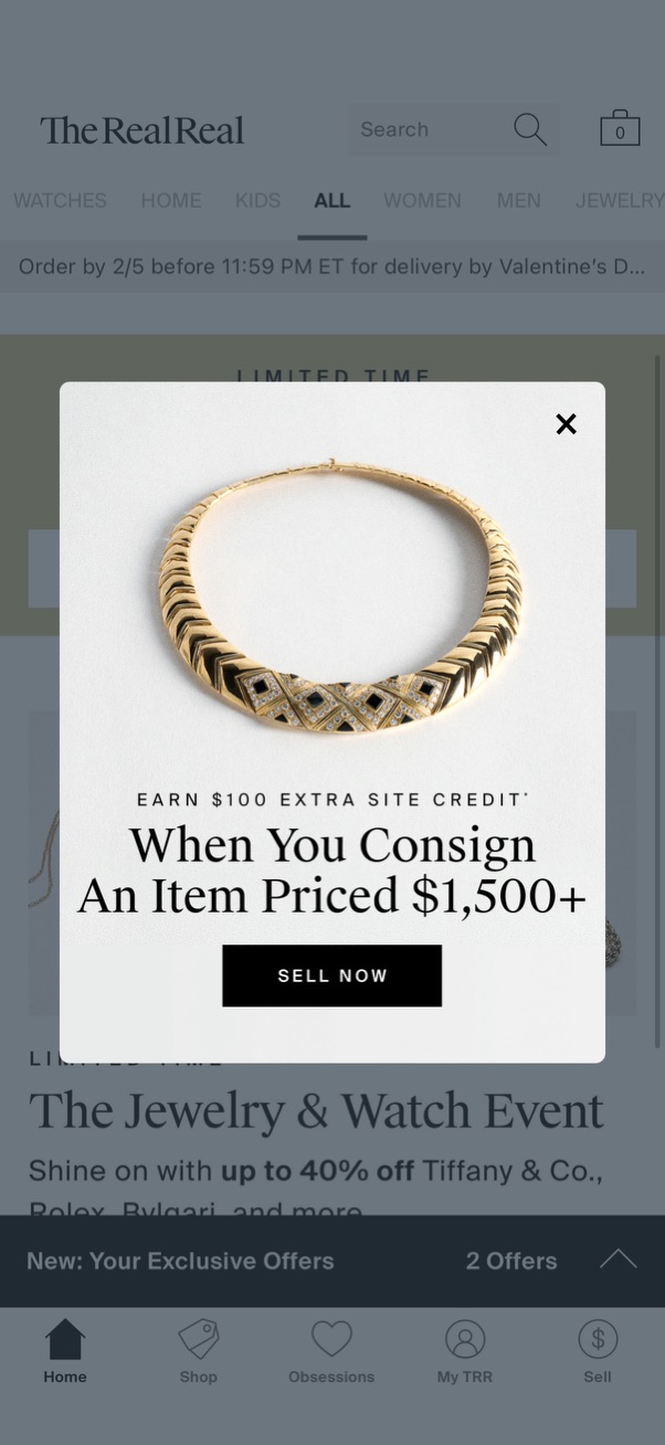 the-realreal app screenshot 2