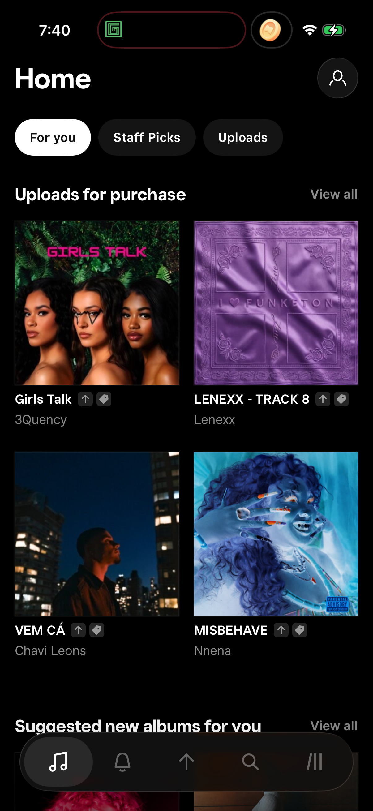 tidal app screenshot 1